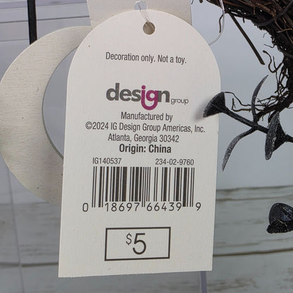 Targets Bullseye Playground Halloween 2024 Ghost Wreath With Boo Banner 9-Inch Window Hanging Decor