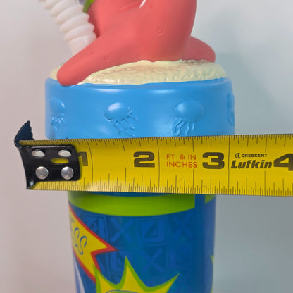 2004 SpongeBob SquarePants Krabby Patties Tumbler With Straw