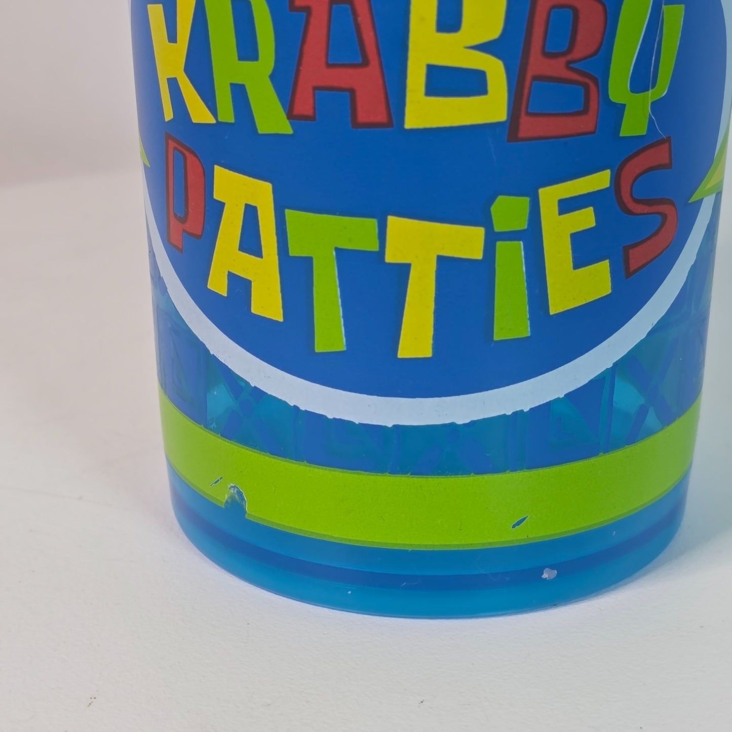 2004 SpongeBob SquarePants Krabby Patties Tumbler With Straw