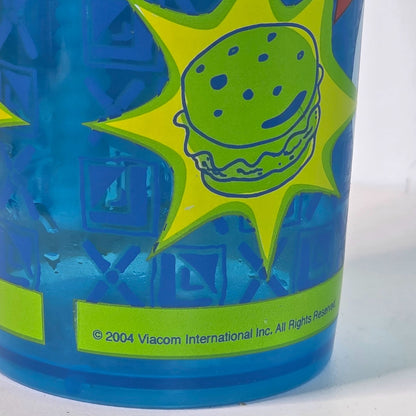 2004 SpongeBob SquarePants Krabby Patties Tumbler With Straw