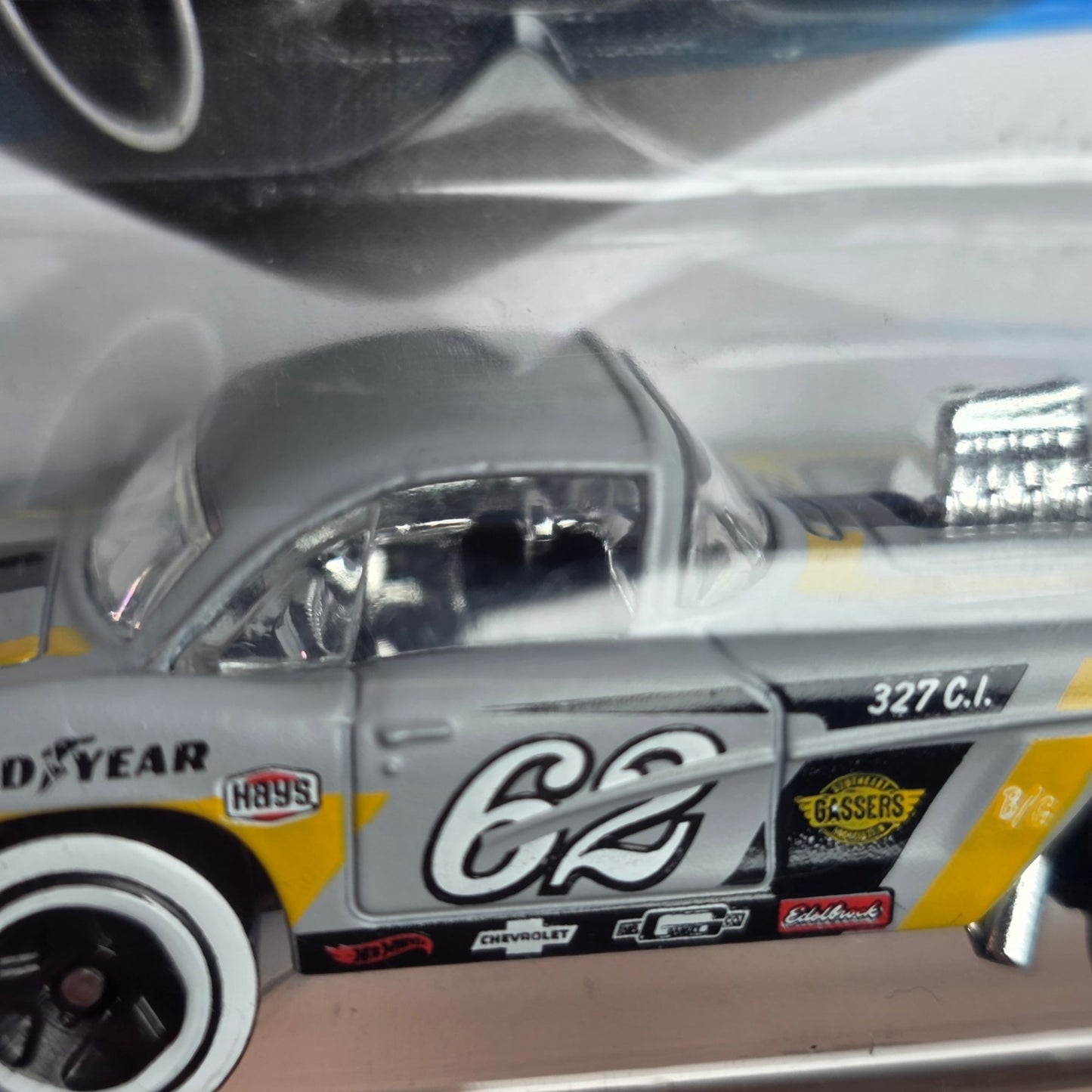 Hot Wheels 62 Corvette Gasser HW Reverse Rake 182/250 Limited Edition Die-Cast Toy Car For Collectors 3+