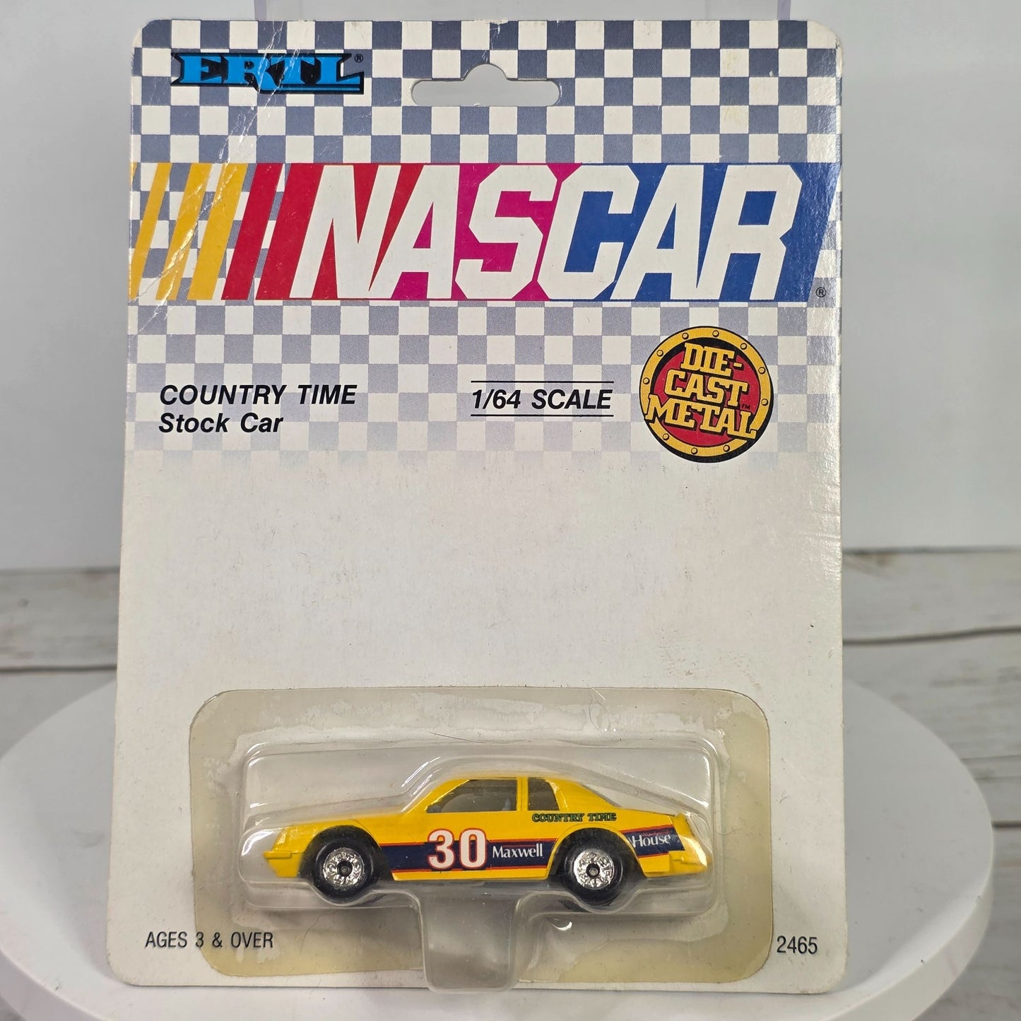 ERTL 1/64 Scale NASCAR Die-Cast Metal Country Time Stock Car Ages 3 & Over