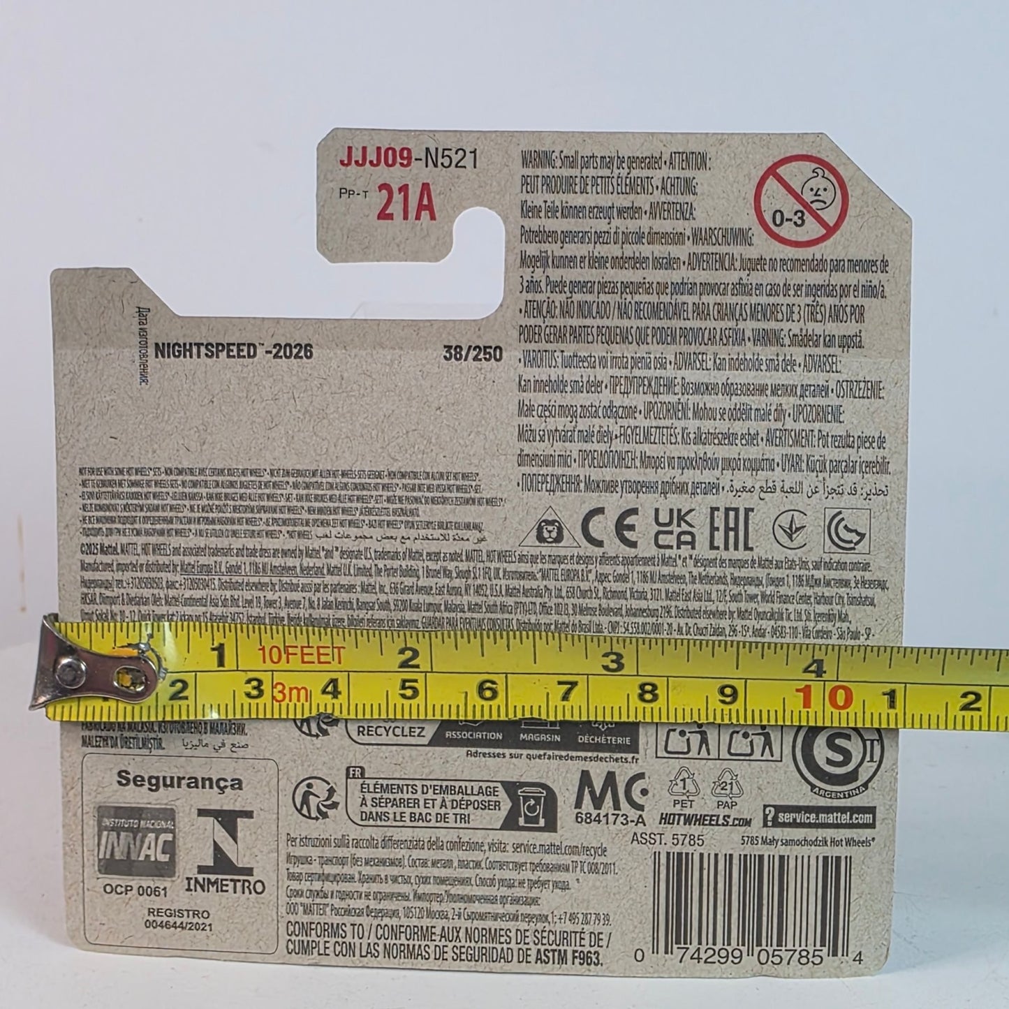 Hot Wheels 24/Seven Nightspeed International Short Card