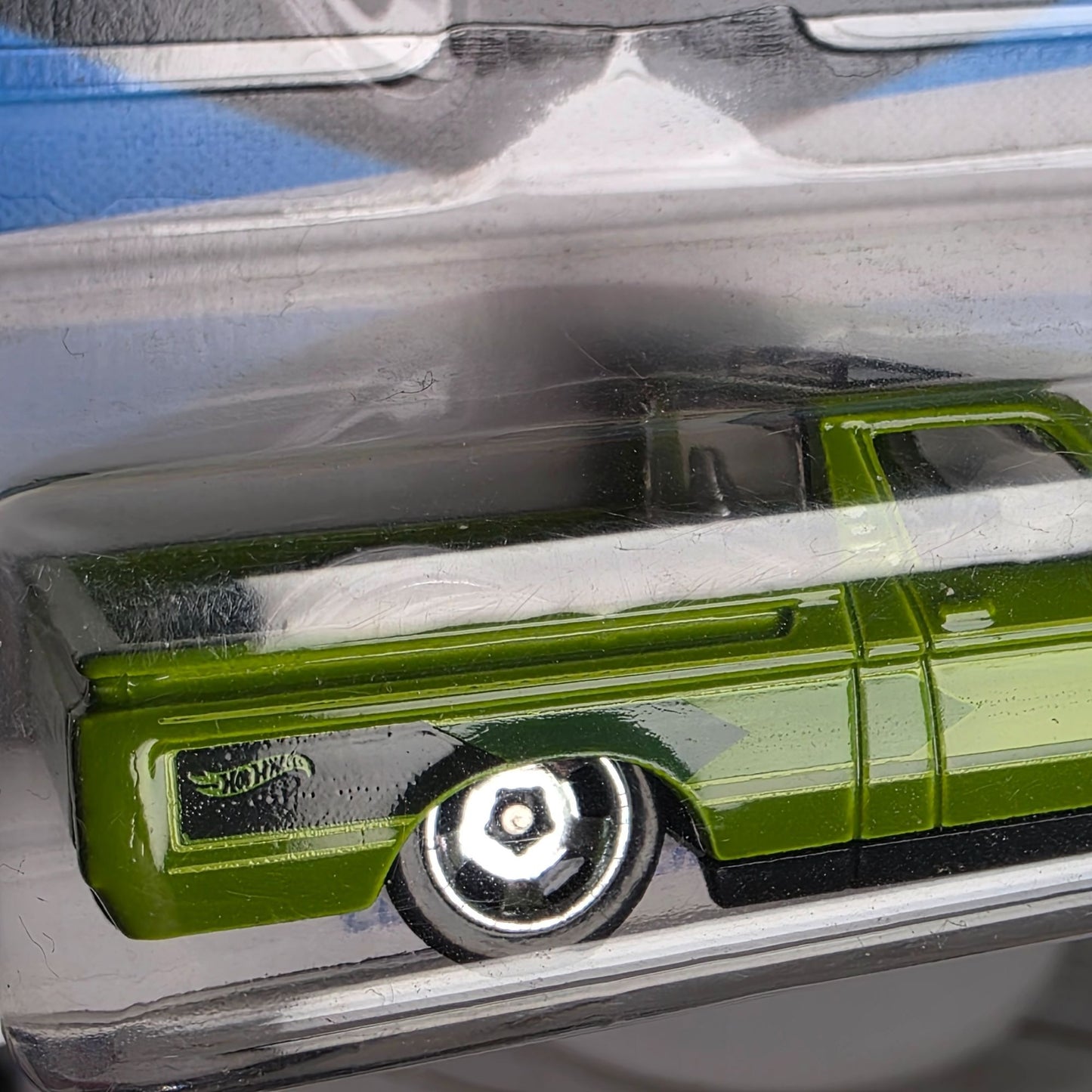 Custom 72 Chevy Luv Metallic Green Lowrider Hot Wheels Collectible Die-Cast Vintage Truck Miniature