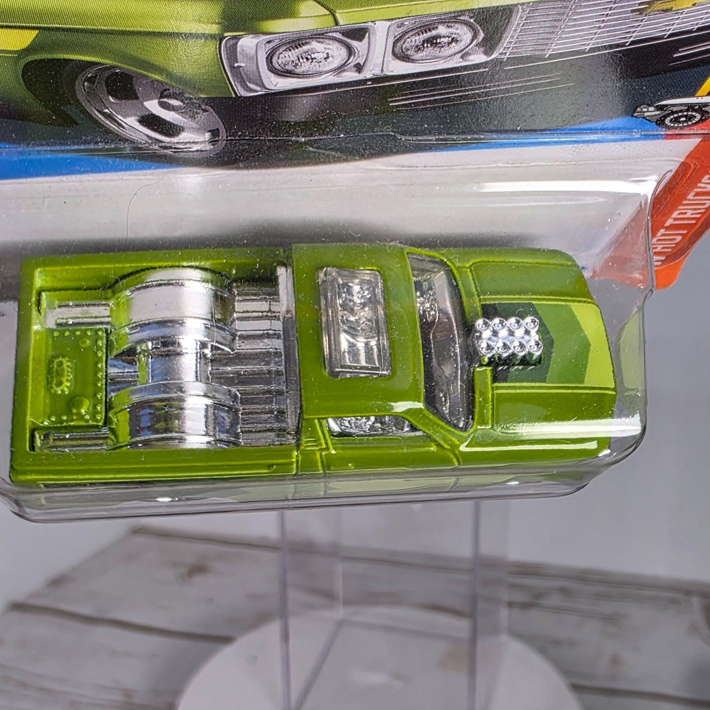 Custom 72 Chevy Luv Metallic Green Lowrider Hot Wheels Collectible Die-Cast Vintage Truck Miniature