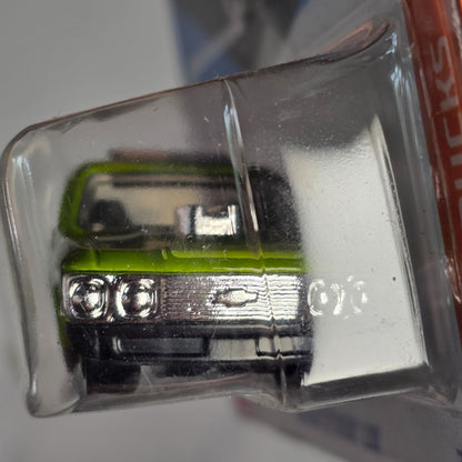Custom 72 Chevy Luv Metallic Green Lowrider Hot Wheels Collectible Die-Cast Vintage Truck Miniature
