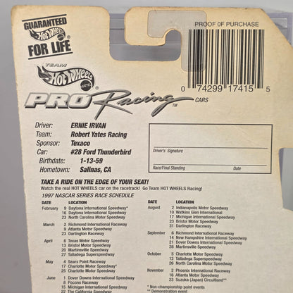 Hot Wheels 1997 Edition Pro Racing Ernie Irvan #28 Die-Cast Car