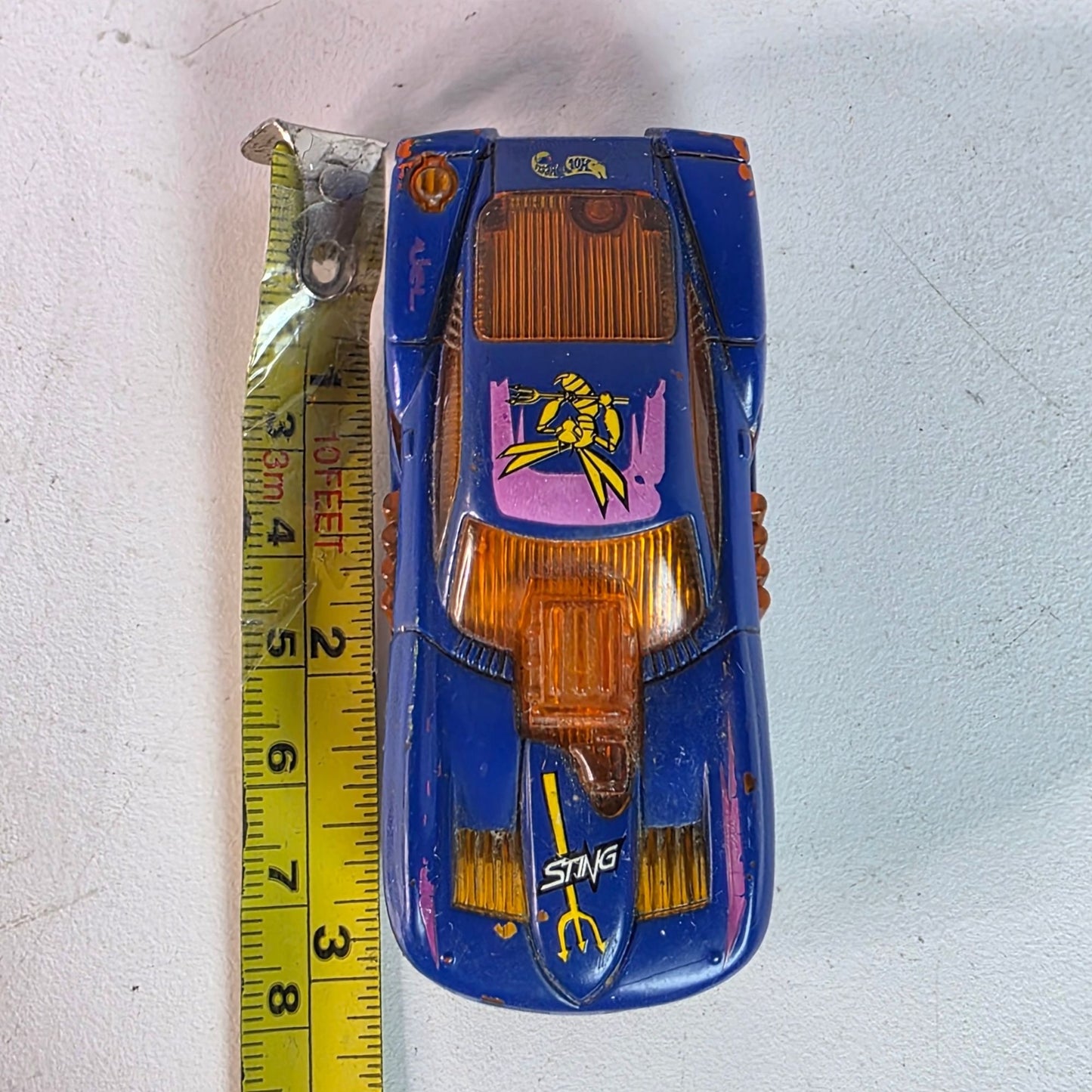 Hot Wheels Scorch 3418 WD Blue/Orange Sizzler Rare 1998 Loose Collectible Car