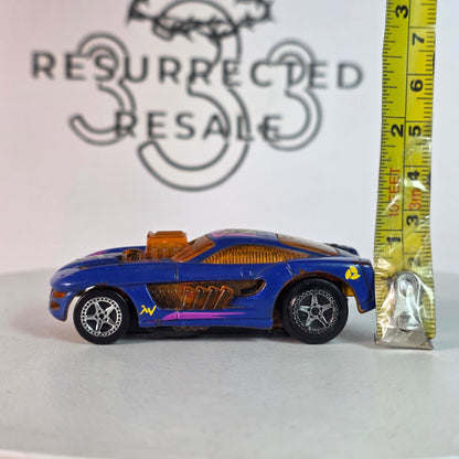 Hot Wheels Scorch 3418 WD Blue/Orange Sizzler Rare 1998 Loose Collectible Car