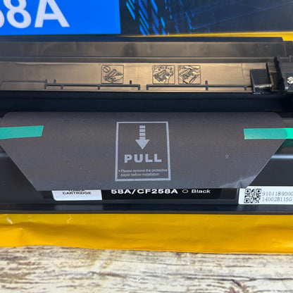 Voredo 58A/CF258A Black Toner Cartridge 2-Pack For HP LaserJet Printers Semi-New Open Box
