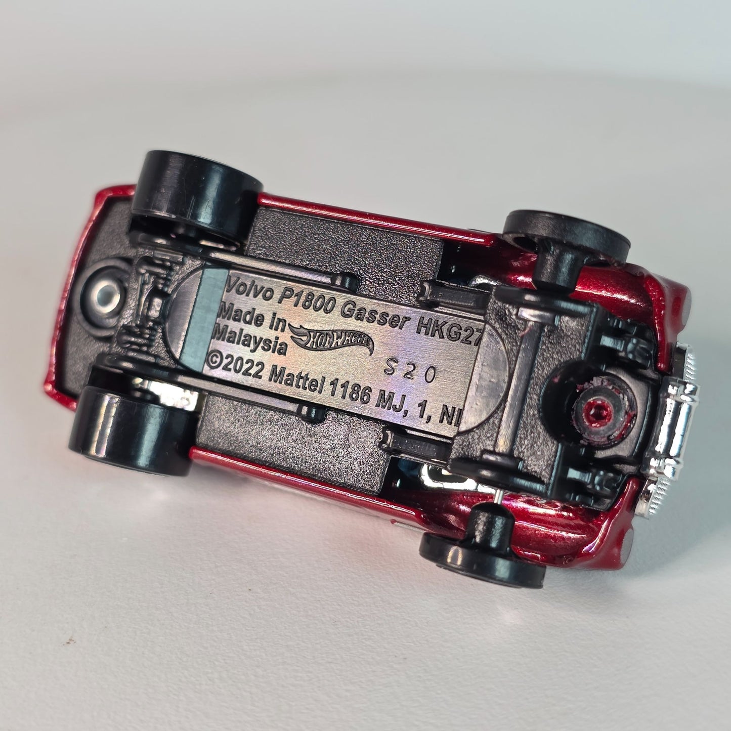 Hot Wheels Legends Tour Volvo P1800 Gasser Collectible Die-Cast Car With Cardboard Backing