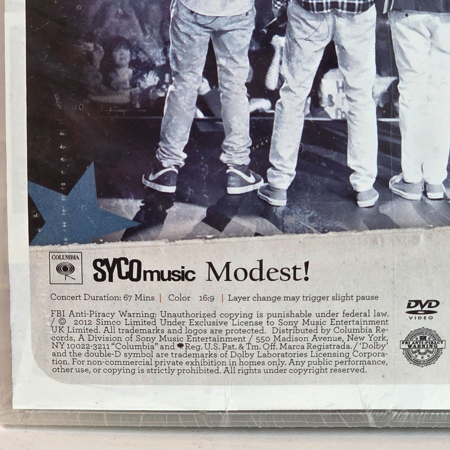 One Direction Up All Night The Live Tour DVD