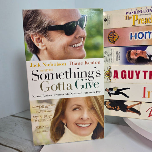 Lot Of 10 Romantic Comedy VHS Tapes Featuring Keanu Reeves Sandra Bullock Whoopi Goldberg & More