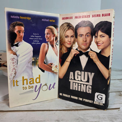 Lot Of 10 Romantic Comedy VHS Tapes Featuring Keanu Reeves Sandra Bullock Whoopi Goldberg & More