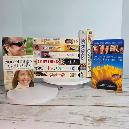 Lot Of 10 Romantic Comedy VHS Tapes Featuring Keanu Reeves Sandra Bullock Whoopi Goldberg & More