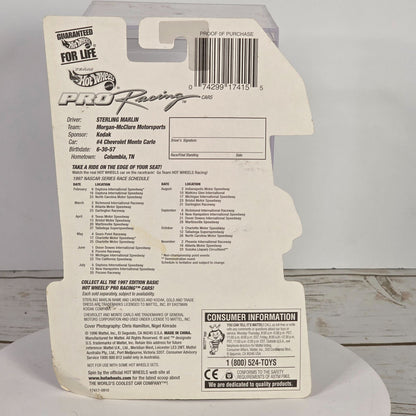 Hot Wheels 1997 Edition Pro Racing Kodak Sterling Marlin Die-Cast Car