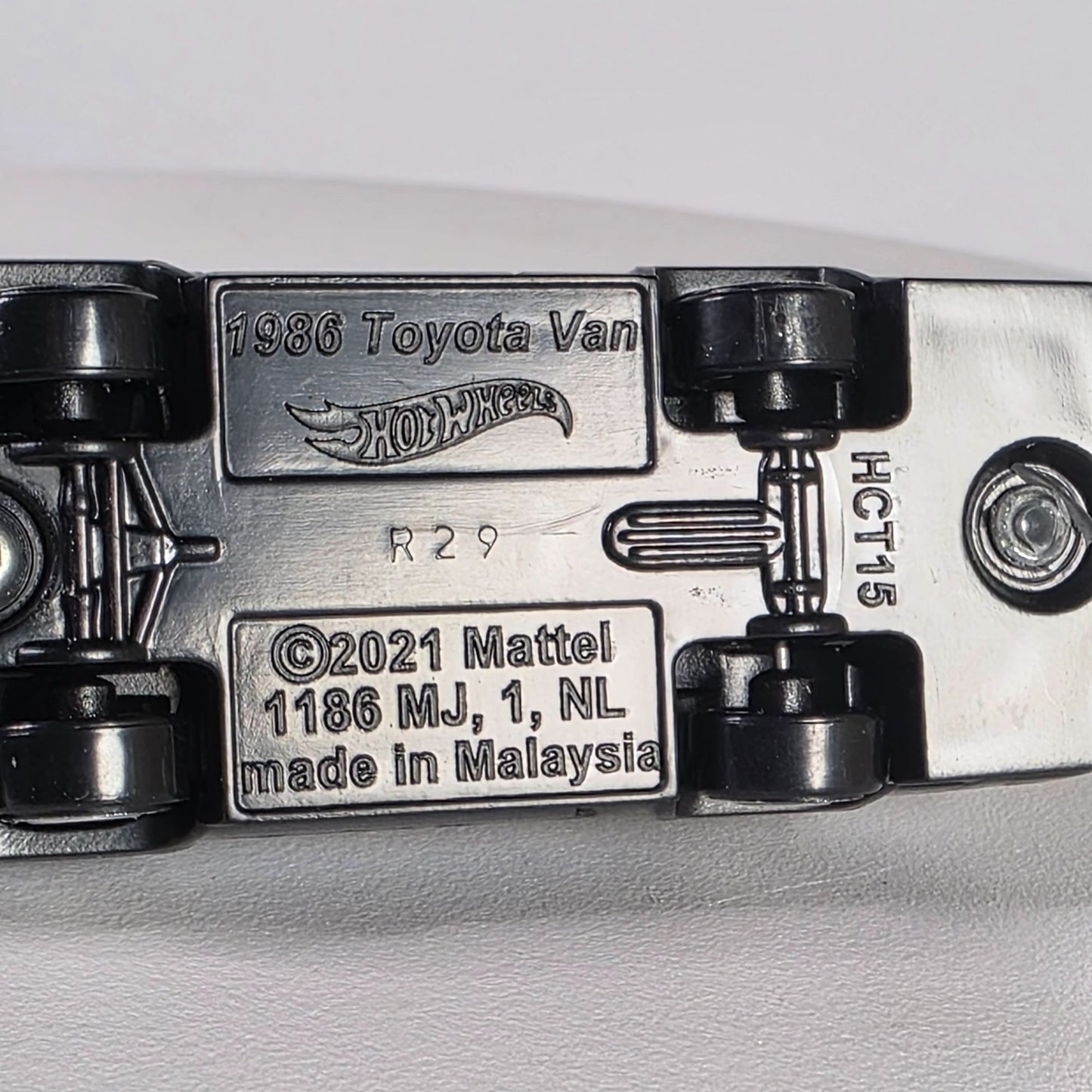 2021 Hot Wheels 86 Toyota Van Grey/Blue