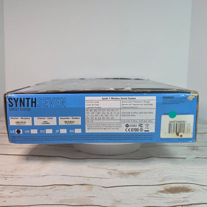 Samson Synth Seven UHF Wireless Earset System With SE10 Microphone & UB7 Beltpack Transmitter For Clear Professional Audio