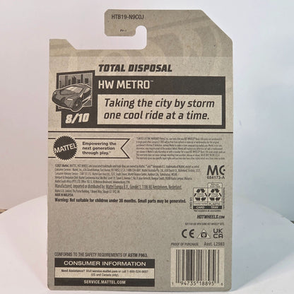 Hot Wheels HW Metro Total Disposal Recycling Truck Toy