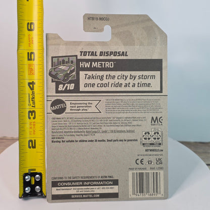 Hot Wheels HW Metro Total Disposal Recycling Truck Toy