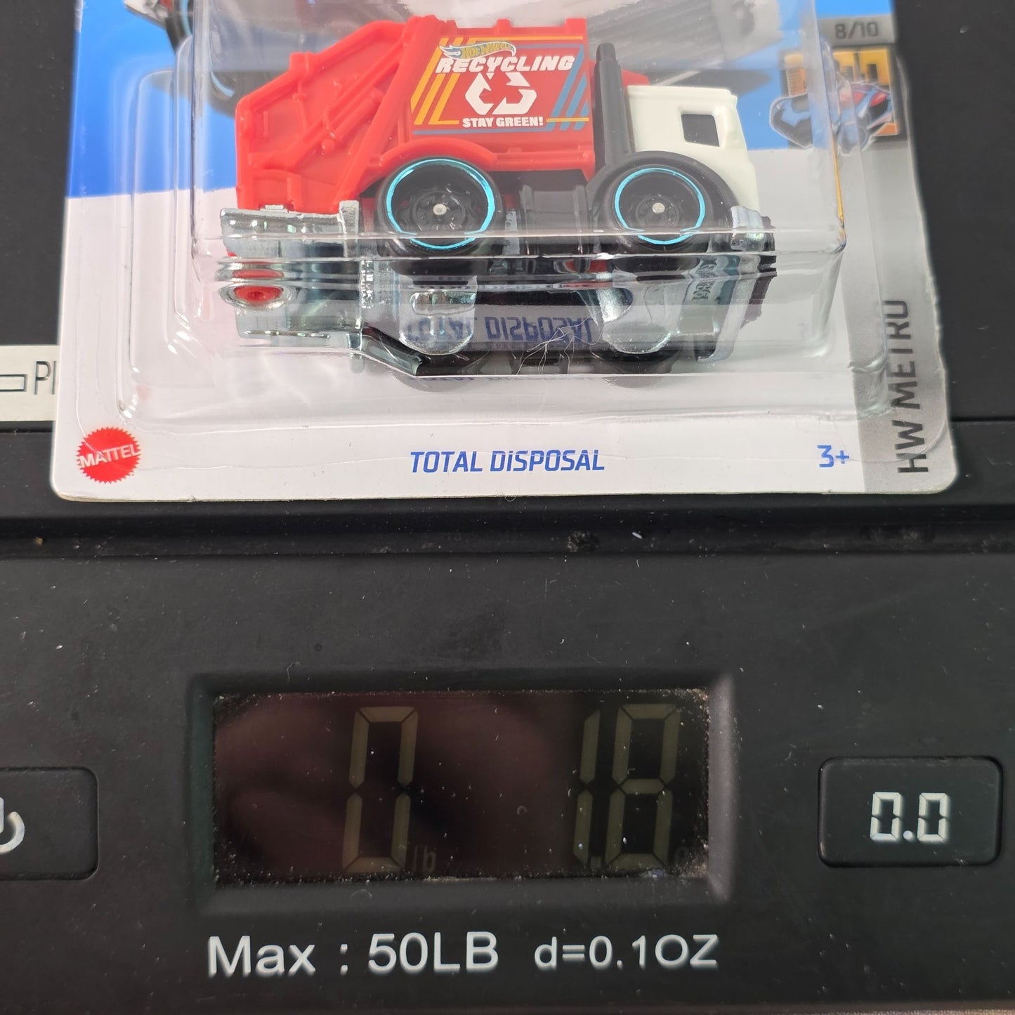 Hot Wheels HW Metro Total Disposal Recycling Truck Toy