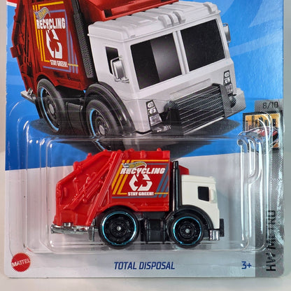 Hot Wheels HW Metro Total Disposal Recycling Truck Toy