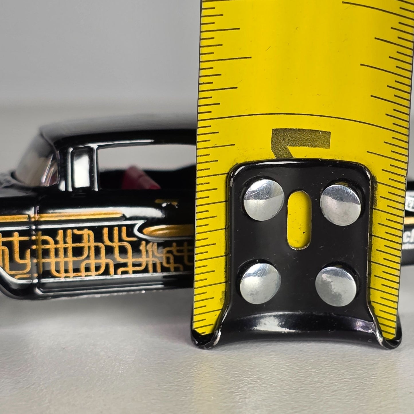 Hot Wheels 55 Chevy Bel Air Black & Gold Die-Cast Collectible Car