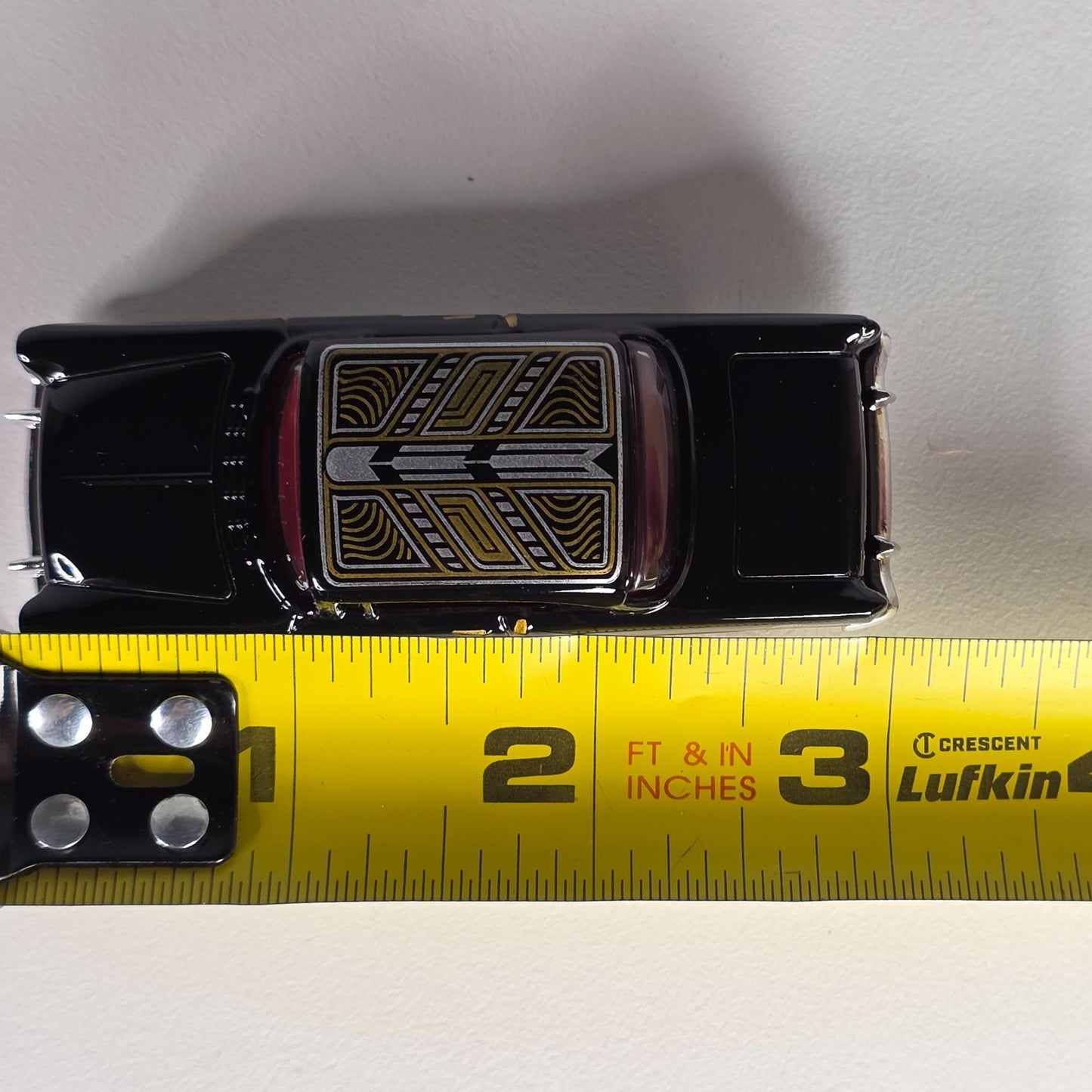 Hot Wheels 55 Chevy Bel Air Black & Gold Die-Cast Collectible Car