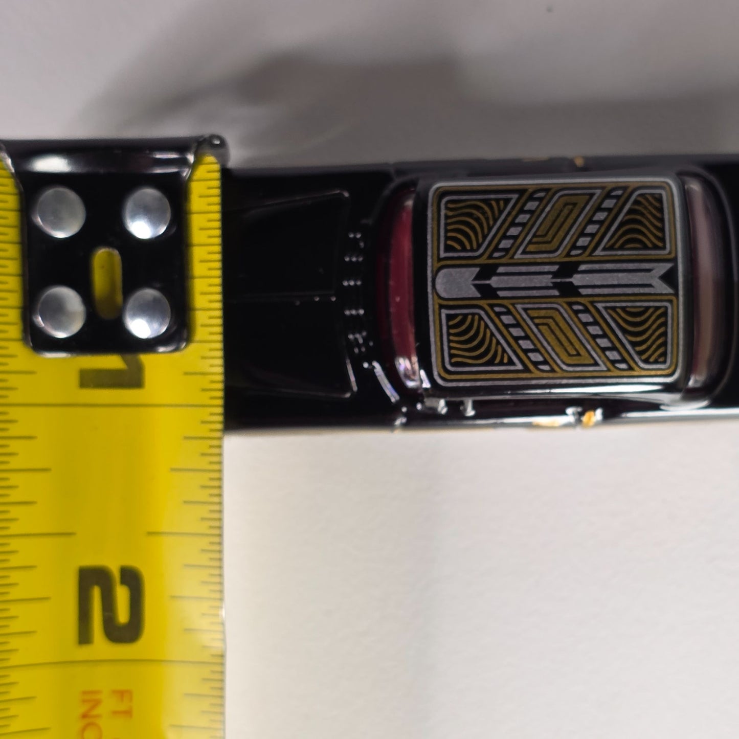 Hot Wheels 55 Chevy Bel Air Black & Gold Die-Cast Collectible Car