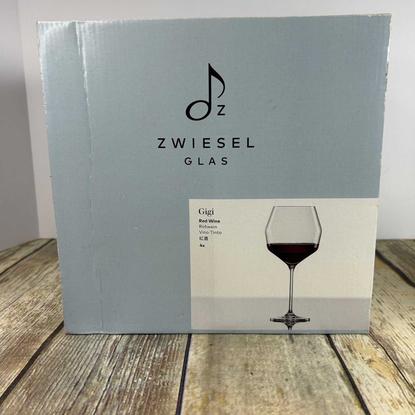 Zwiesel Glas Gigi Red Wine Glasses Set Of 4 Dishwasher-Safe 690ml Made In Germany
