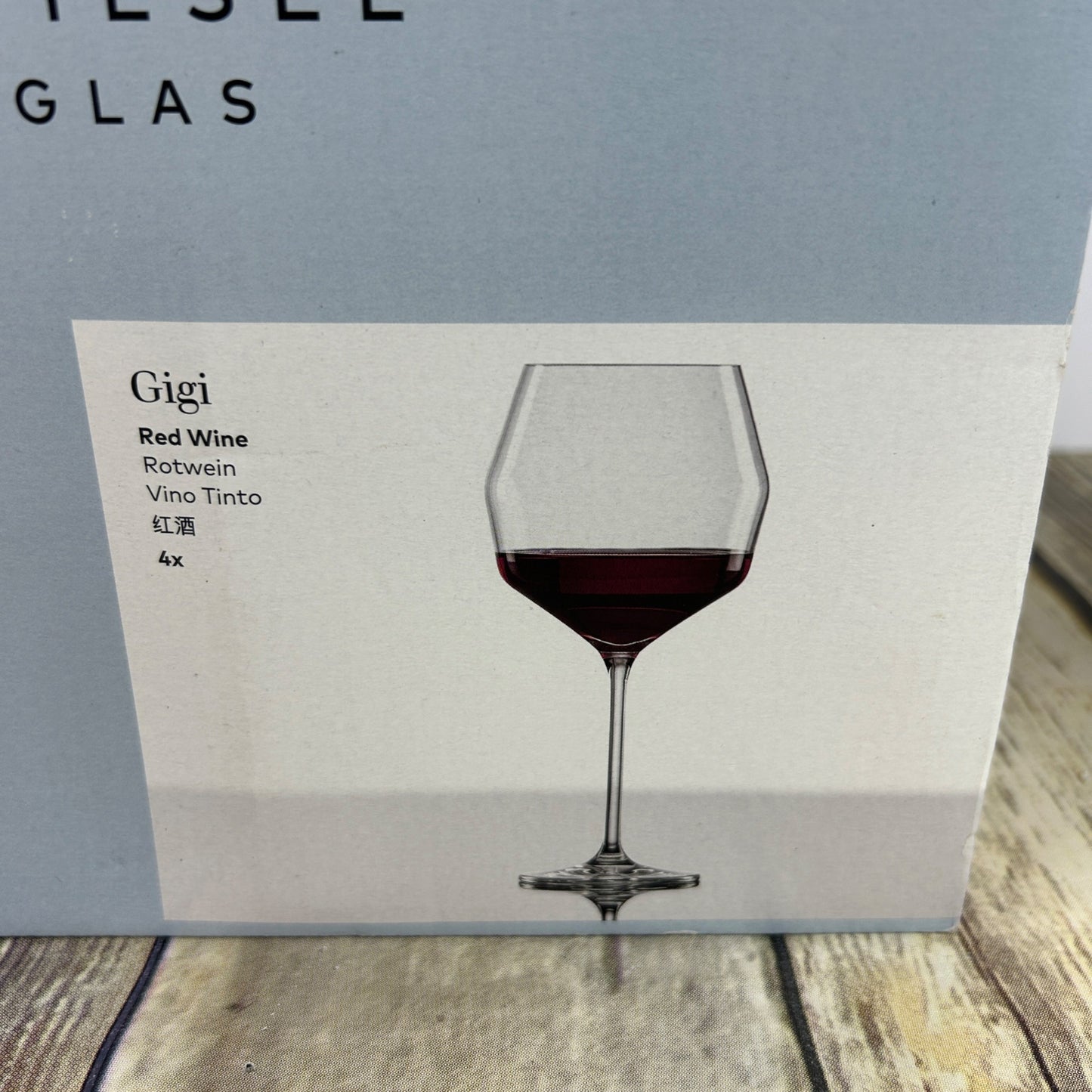 Zwiesel Glas Gigi Red Wine Glasses Set Of 4 Dishwasher-Safe 690ml Made In Germany