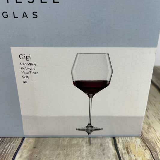 Zwiesel Glas Gigi Red Wine Glasses Set Of 4 Dishwasher-Safe 690ml Made In Germany