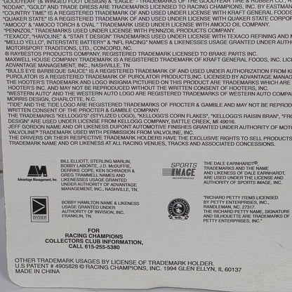 Racing Champions NASCAR 1994 Terry Labonte Die-Cast Stock Car With Display Stand