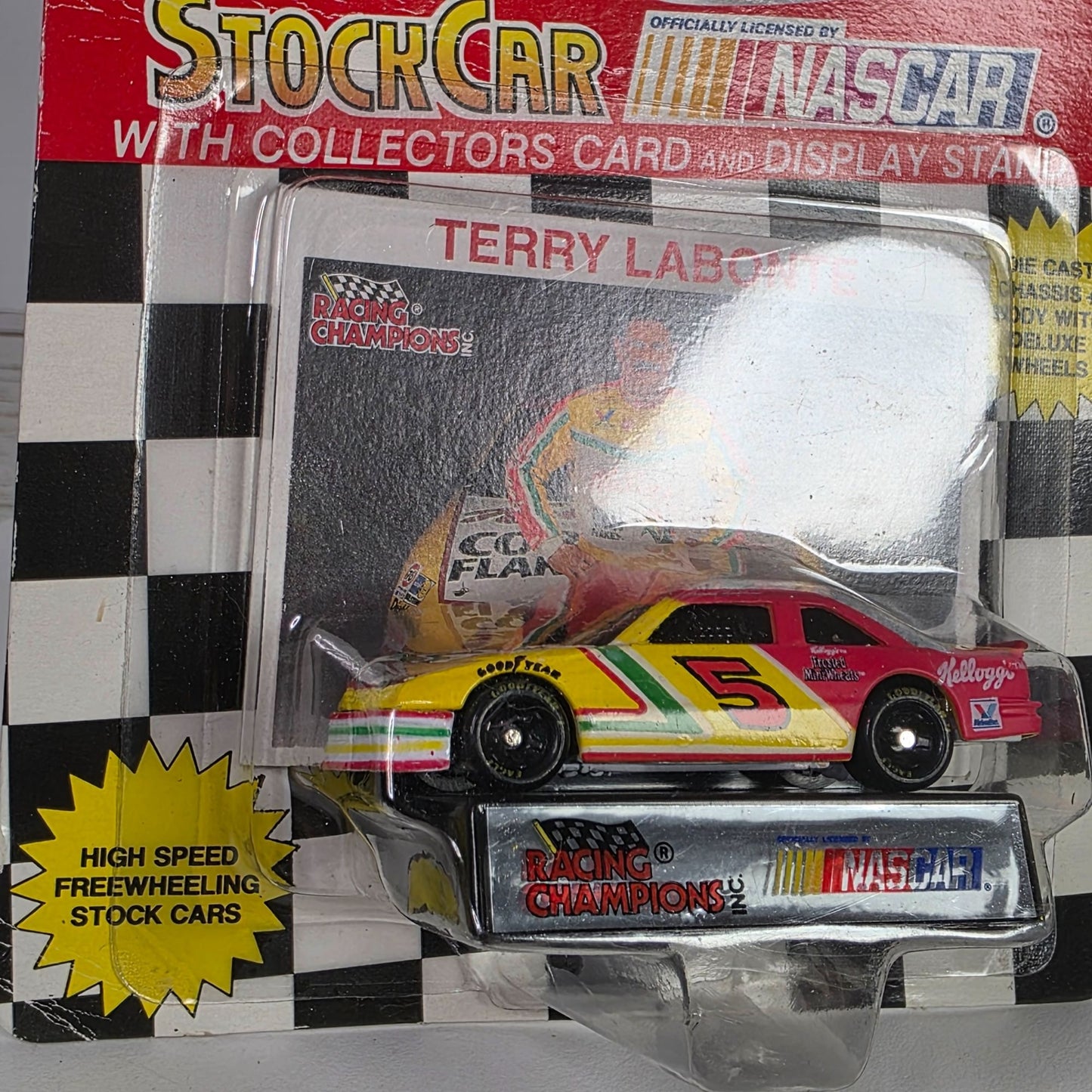 Racing Champions NASCAR 1994 Terry Labonte Die-Cast Stock Car With Display Stand