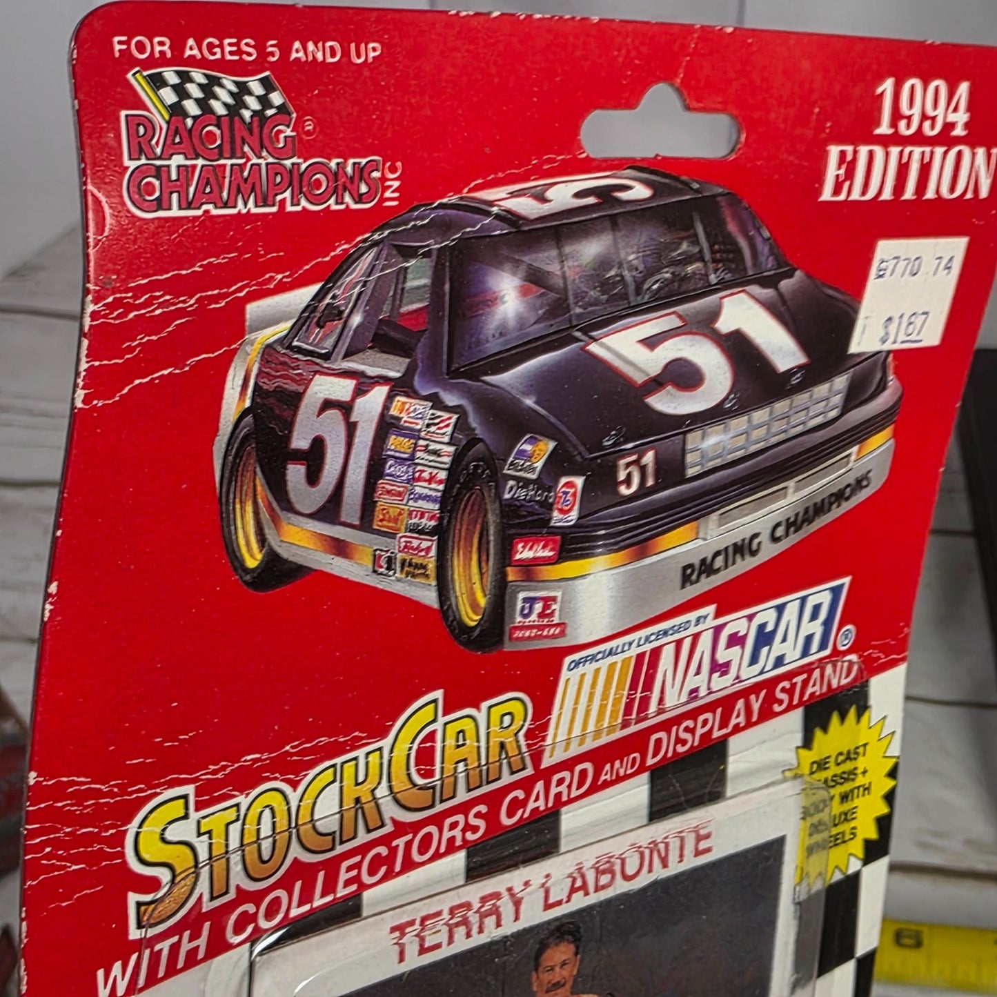 Racing Champions NASCAR 1994 Terry Labonte Die-Cast Stock Car With Display Stand