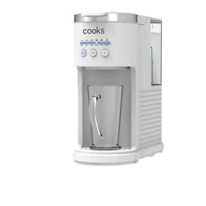 Cooks Single Serve Coffee Maker With Water Tank 40 Oz Capacity 1000W Powerful Heating System Household Use Only White