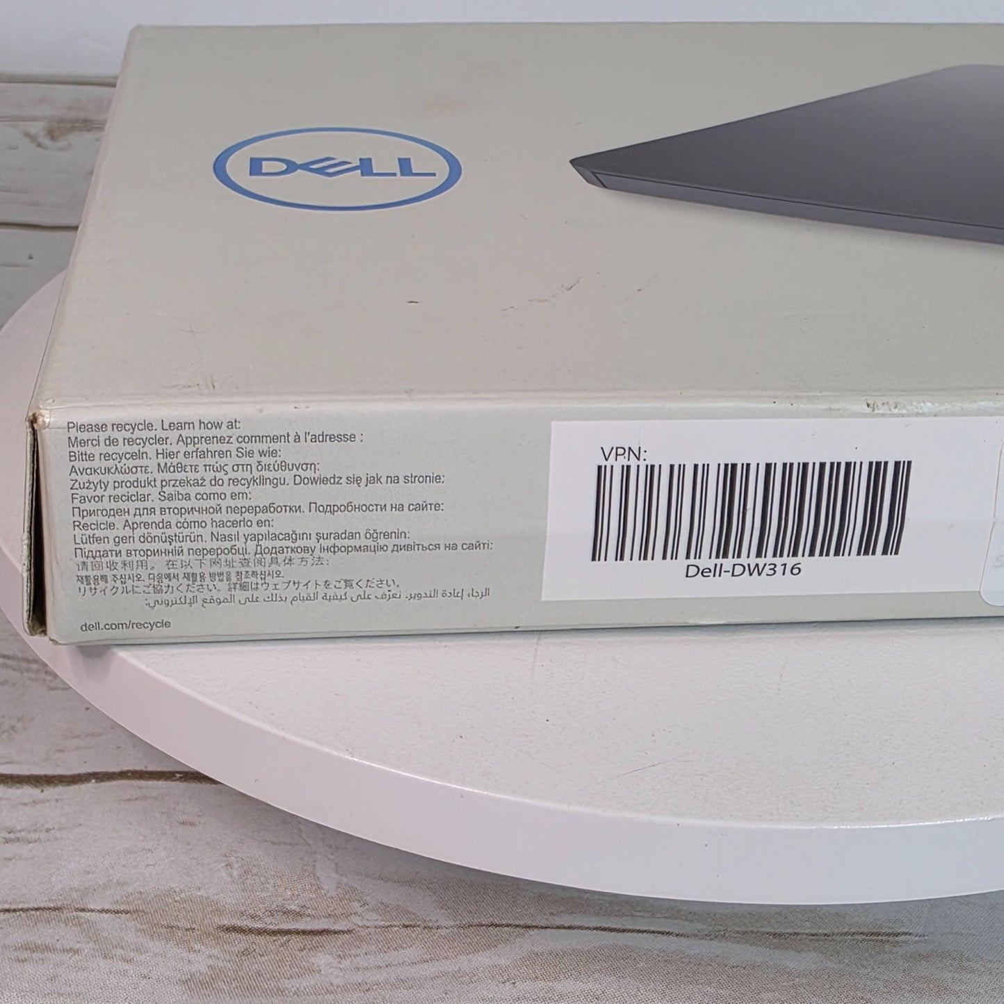 Dell USB Slim External DVD +/- RW Drive DW316