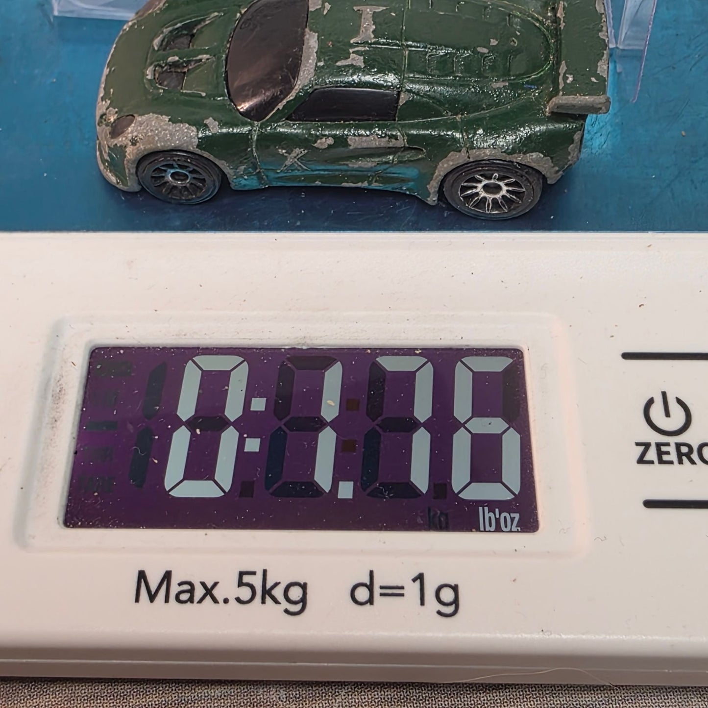 2004 Mattel Green Die-Cast Lotus Toy Car McD Corp Collectible