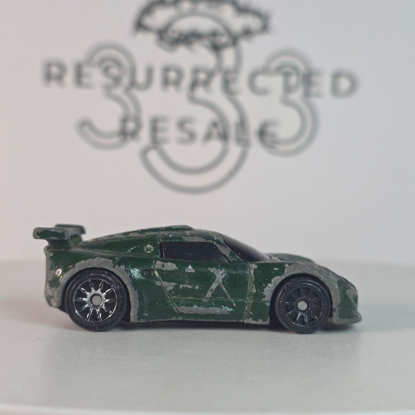 2004 Mattel Green Die-Cast Lotus Toy Car McD Corp Collectible