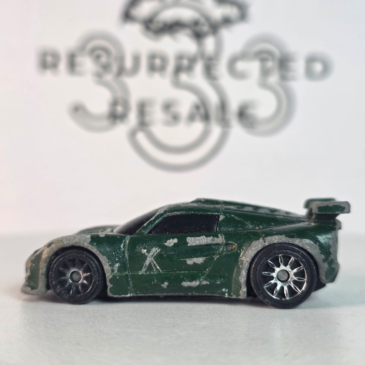 2004 Mattel Green Die-Cast Lotus Toy Car McD Corp Collectible