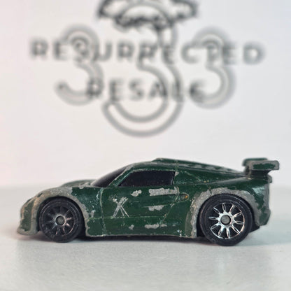 2004 Mattel Green Die-Cast Lotus Toy Car McD Corp Collectible