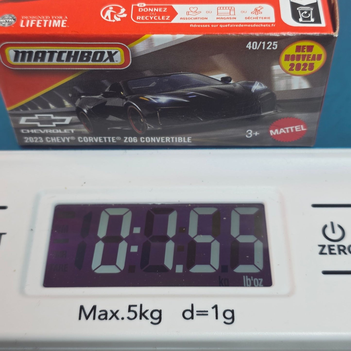 MATCHBOX 2023 CHEVY CORVETTE Z06 CONVERTIBLE NEW 2025