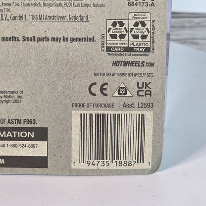 Hot Wheels Factory Fresh Ford GT40 White Die-Cast Car 1:64 Scale Collectible Model