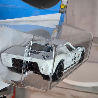 Hot Wheels Factory Fresh Ford GT40 White Die-Cast Car 1:64 Scale Collectible Model