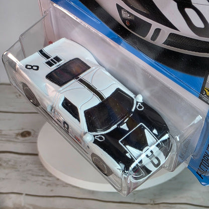 Hot Wheels Factory Fresh Ford GT40 White Die-Cast Car 1:64 Scale Collectible Model