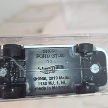 Hot Wheels Factory Fresh Ford GT40 White Die-Cast Car 1:64 Scale Collectible Model