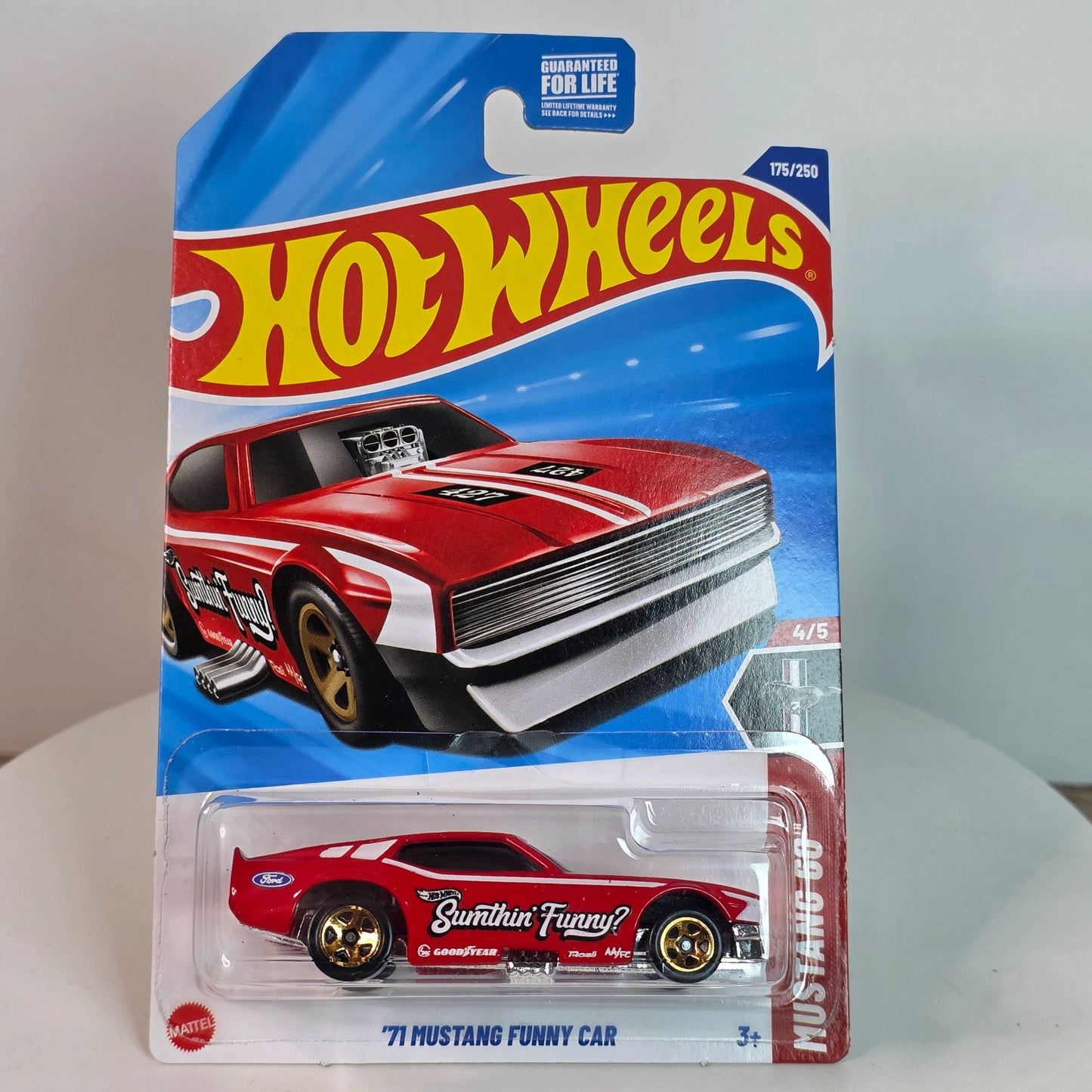 Hot Wheels 71 Mustang Funny Car Die-Cast Toy 175/250