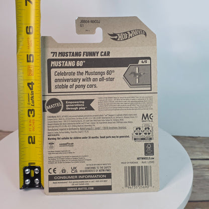 Hot Wheels 71 Mustang Funny Car Die-Cast Toy 175/250