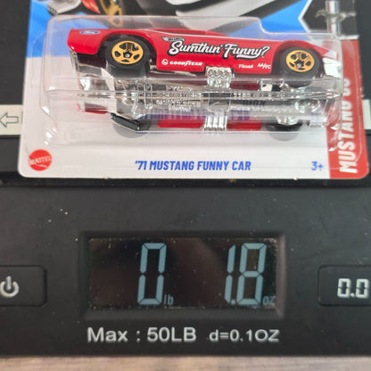Hot Wheels 71 Mustang Funny Car Die-Cast Toy 175/250