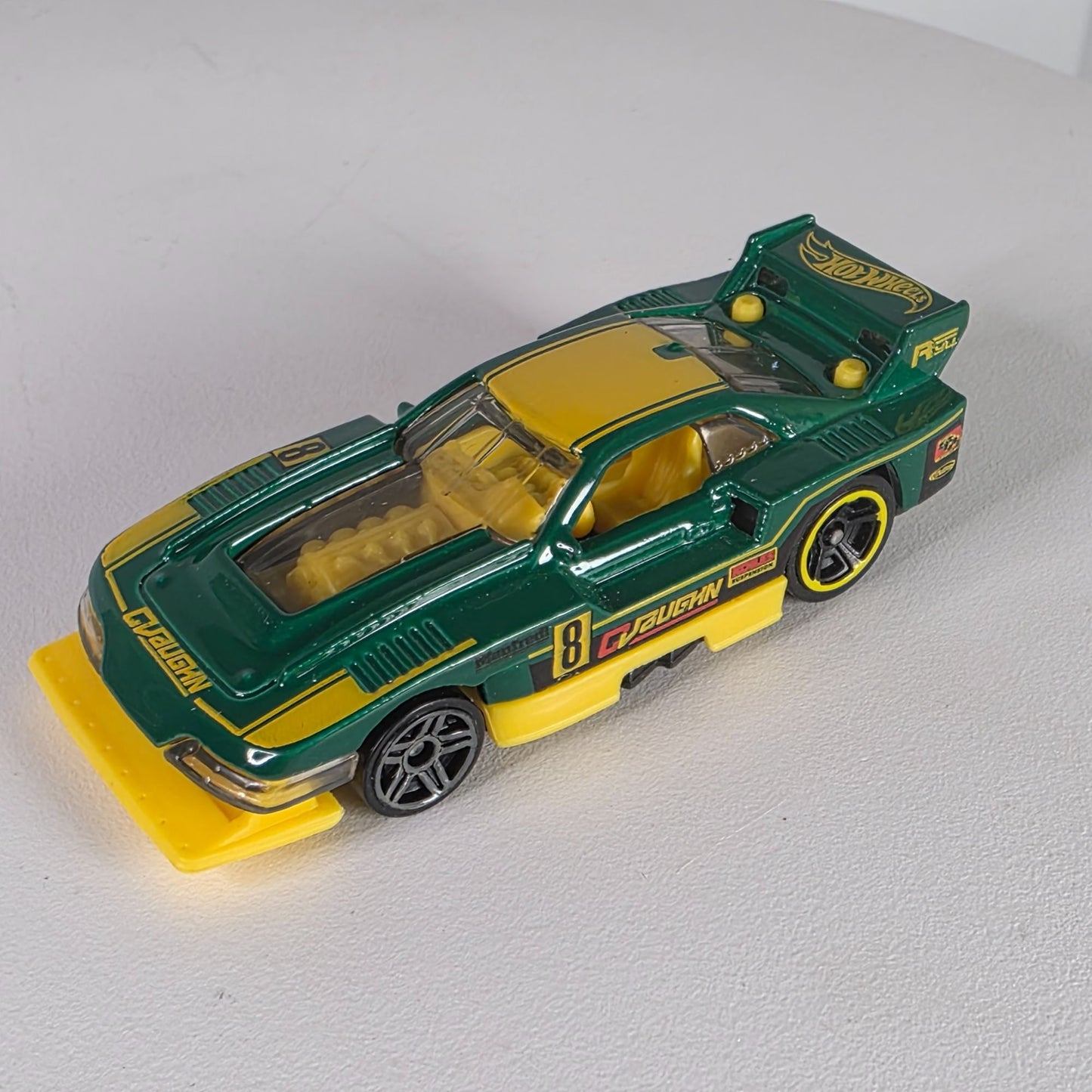 2022 Hot Wheels GT Scorcher 59/250 Retro Racers Green & Yellow Die-Cast Toy Car
